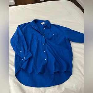 Cobalt blue something navy button up- runs oversized